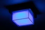 Durbe, outdoor square wall/ceiling lamp, 10W, with shade: 790lm, without shade: 1200lm, 3000-6500K, dimmable by APP, CCT by APP, RGB, WI-FI, Bluetooth, D16cm, L10cm, IP54, Class G