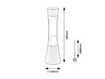 7030 Lampa dekoracyjna Minka Gy6 35 20W 39 5 cm si/ro