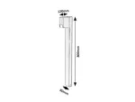 77056 Cernon lampa ogrodowa stojaca GU10 1x MAX 7W IP44