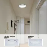 1492 Plafon/wpust Sonnet z czujnikiem ruchu LED 30W 2800lm 4000K biały 230V, 50Hz