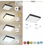 7900 Lampa zewnętrzna sufitowe Tartu 24W LED czarny matowy