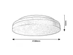 2700 Lampa sufitowa zewnętrzna Zenon LED 24W biały