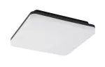 Pernik outdoor square ceiling lamp, with shade: 2400lm, without shade: 2565lm, 24W, 4000K, D28cm, H5cm, IP54, IK08, Class F