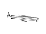 6749 Kinkiet Paula, LED/12W IP20 (1000LM, 4000K) chrom 590mm 230V, 50Hz