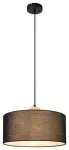 3247 Lampa wisząca Miguel E27 1xMAX40W D35 black