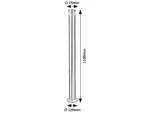 7829 Lampa ogrodowa stojąca Lisbon LED 7W 230V, 50Hz 560lm IP54 naturalna biel