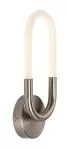 Irelia,ind.wall,LED9W,H35cm,satin chrome