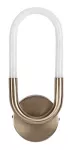 Irelia,ind.wall,LED9W,H35cm,satin chrome
