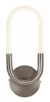 Irelia,ind.wall,LED9W,H35cm,satin chrome