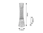 7026 Lampa dekoracyjna Minka Gy6 35 20W 39 5 cm niebieska