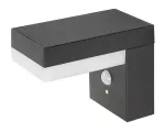 Certovo, outdoor solar wall lamp, LED4W, with shade: 360lm, without shade: 600lm, H10cm, D18,5cm, L22cm, motion sensor, IP54