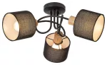 3246 Spot Miguel E14 3xMAX40W oak black