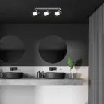 5023 Lampa łazienkowa Harold LED/15W IP44 (1200lm,4000K) chrom/czarny/opal 230V, 50Hz