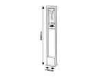 Kolta,outd.floor, E27 1xMAX12W, H80cm