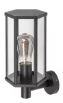 Dubrovnik, outdoor wall lamp, E27 1xMAX 40W, 15,5x31cm, L18cm, without lightsource, IP44