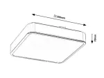 2982 Lampa łazienkowa Wolimir LED 22W chromowy 28cm