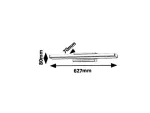 6129 Kinkiet John LED/18W IP44 (1700lm,4000K) 627mmx70mm chrom 230V, 50Hz