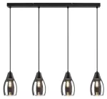 Ilmari,ind. pendant, E27 4xMAX15W, L72cm
