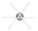 Cyclone,ind.ceil.LED21W, chrome, H9cm