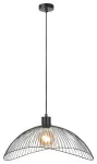 4347 Lampa wisząca Iduna E27 1x MAX 60W czarny