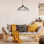 4347 Lampa wisząca Iduna E27 1x MAX 60W czarny