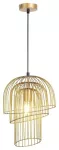 6228 Lampa wisząca Rowena E27/1x60W złota