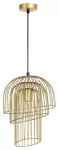 6228 Lampa wisząca Rowena E27/1x60W złota