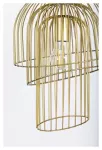 6228 Lampa wisząca Rowena E27/1x60W złota