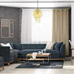 6228 Lampa wisząca Rowena E27/1x60W złota