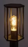 Dubrovnik, outdoor floor lamp, E27 1xMAX 40W, W13xH65cm, installation depth: 10,5cm, without lightsource, IP44
