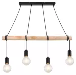 3980 Lampa wisząca Pablo E27 4xMAX 40W matt black