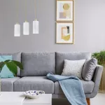 4480 Lampa wisząca Panthea E27 3x MAX 40W złoty