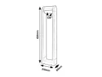 77104 Medna lampa ogrodowa stojaca LED 8W IP54 -20°C;45°C