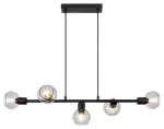 3297 Lampa wisząca Sullivan glass E14 5x40W black