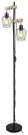 5246 Lampa podłogowa Fabian E27 2x MAX 40W matt black