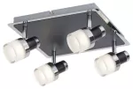 5024 Lampa łazienkowa Harold LED/20W IP44 (1600lm,4000K) chrom/czarny/opal 230V, 50Hz