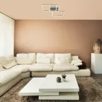 Athelstan,ind.ceil. LED40W,silver/br.alu