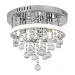 2236 Lampa sufitowa Pallas LED 20W+3xE14 chrome D30