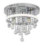 2236 Lampa sufitowa Pallas LED 20W+3xE14 chrome D30