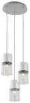 3155 Lampa wisząca Zelkova E27 3xMAX40W br alu D12