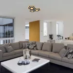 Bitsi,ind.ceil. LED72W, L43cm, black