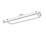 6909 Lampa sufitowa Almond LED 40W 4000K beech 120c