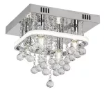 2238 Lampa sufitowa Pallas LED23W+4xE14 chrome 30cm