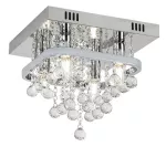 2238 Lampa sufitowa Pallas LED23W+4xE14 chrome 30cm
