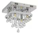 2238 Lampa sufitowa Pallas LED23W+4xE14 chrome 30cm