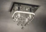 2238 Lampa sufitowa Pallas LED23W+4xE14 chrome 30cm
