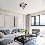 2238 Lampa sufitowa Pallas LED23W+4xE14 chrome 30cm
