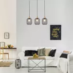 3132 Lampa wisząca Grendel E27 3x60W beech+blk D15