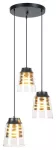 3545 Lampa wisząca Zenaida E27 3x MAX 60W czarny
