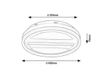 Gremin,ind.ceil. LED55W D40cm, round